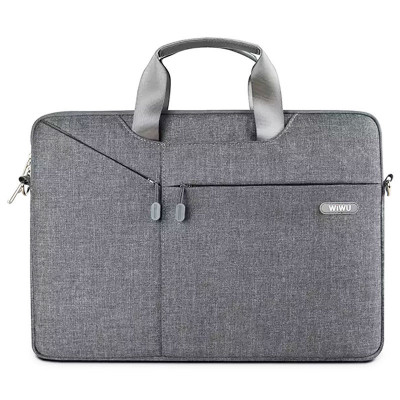 Сумка для ноутбука 15.4" WIWU Gent Business handbag Светло-серый