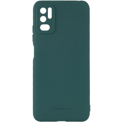 Чехол для Xiaomi Redmi Note 10 5G/Poco M3 Pro Molan Cano Smooth Зеленый