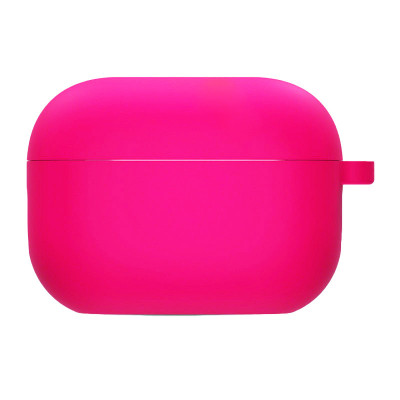 Чехол для AirPods Pro Epik Microfiber Series Розовый/Barbie pink