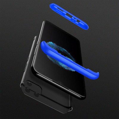 Чехол для Realme C11 (2020) GKK LikGus 360 Черный/Синий