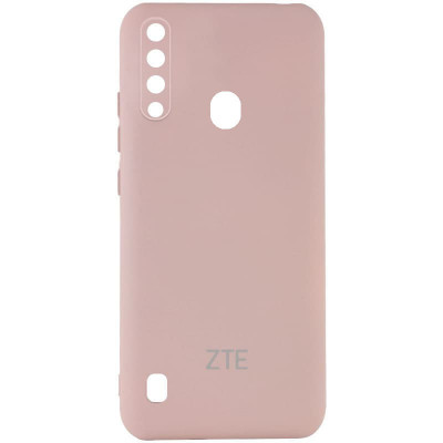 Чехол для ZTE Blade A7 Fingerprint (2020) Epik Silicone Cover My Color Full Camera (A) Розовый/Pink Sand