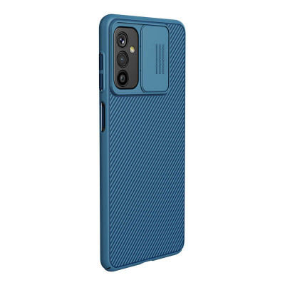 Чехол для Samsung Galaxy M52 Nillkin Camshield (шторка на камеру) Синий/Blue