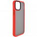 Чехол-накладка для iPhone 13 Epik Metal Buttons Series Красный