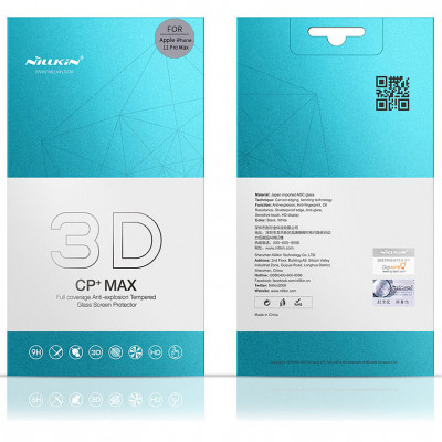 Защитное стекло для iPhone 11/Xr Nillkin CP+ Max 3D Series Черный