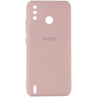 Чехол для TECNO Spark 6 Go Epik Silicone Cover My Color Full Camera (A) Розовый/Pink Sand