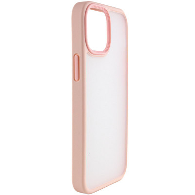 Чехол-накладка для iPhone 13 Epik Metal Buttons Series Розовый