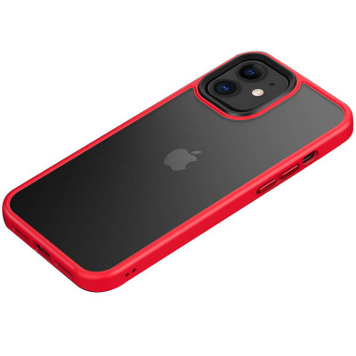 Чехол-накладка для iPhone 11 Epik Metal Buttons Series Красный