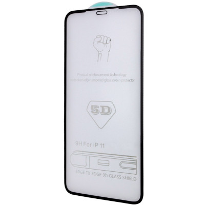 Защитное стекло для iPhone 11/Xr Epik 5D Hard Series Черный