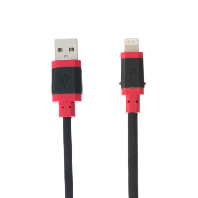 Кабель Lightning для iPhone Без бренда USB Cable Series Черно-Красный
