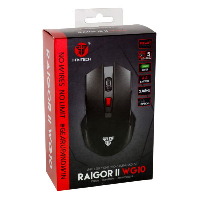 Мышь беспроводная игровая Fantech WG10 Raigor II Черный