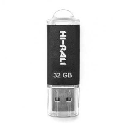 Флешка (флеш память USB) Hi-Rali Rocket 32 GB Черный