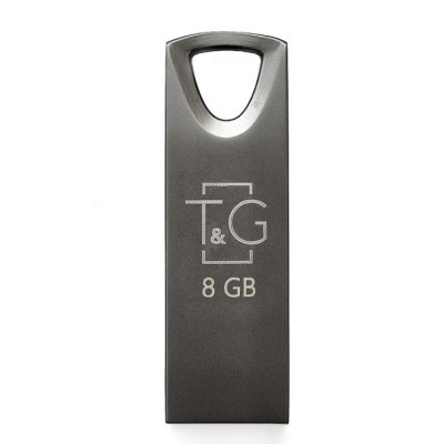 Флешка (флеш память USB) T&G 8 GB Metal 117 Черный