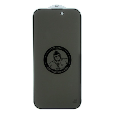 Защитное стекло для IPhone 13/13 Pro/14 Blueo Type Gorilla 0.33мм 2.5D HD Anti-Peep NPT14 Чёрный