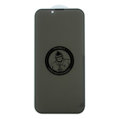 Защитное стекло для Apple iPhone 13 Pro Max/14 Plus Blueo Type Gorilla 0.33мм 2.5D HD Anti-Peep NPT14 Черный