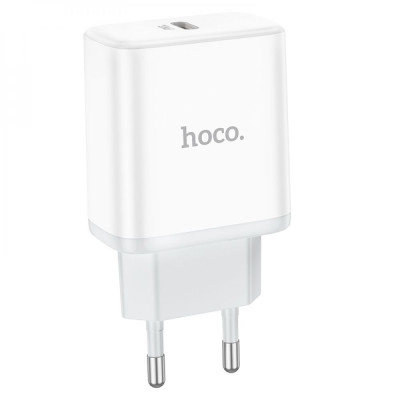 Сетевое зарядное (СЗУ) Устройство Hoco C104A Stage single port PD20W Белый
