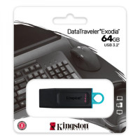 Флешка (флеш память USB) USB 3.2 Kingston DT Exodia 64 GB Черный