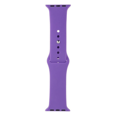 Ремешок для Apple Watch 38/40/41 mm TTech Band Silicone One-Piece Size-S 39 Elegant purple Синий