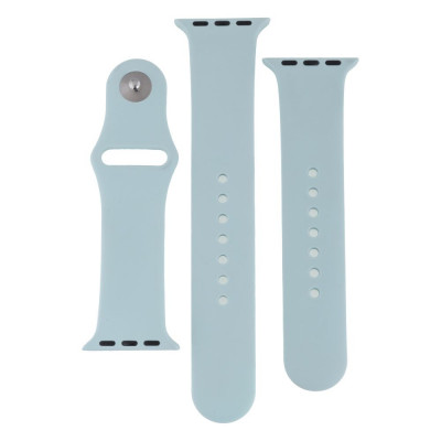 Ремешок для Apple Watch 38/40/41 mm TTech Band Silicone Two-Piece 17 Turquoise