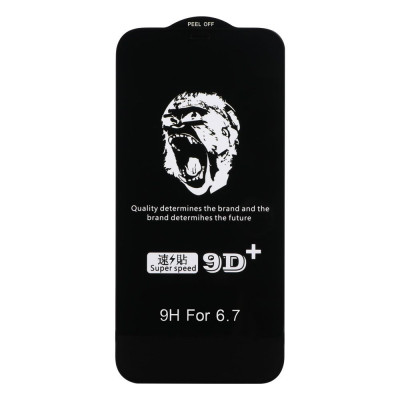 Защитное стекло для iPhone 12 Pro Max Monkey Monkey Series Черный