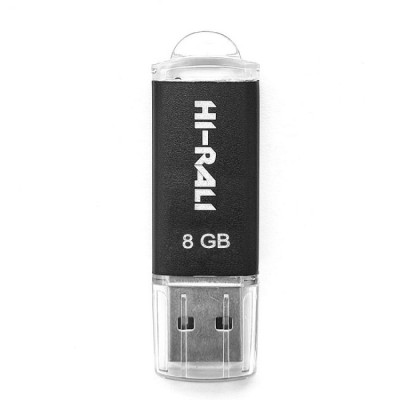 Флешка (флеш память USB) Hi-Rali Rocket 8 GB Черный