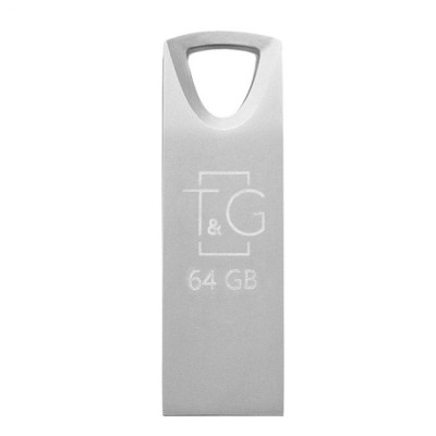 Флешка (флеш память USB) T&G 64 GB Metal 117 Стальной
