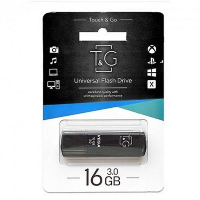 Флешка (флеш память USB) USB 3.0 T&G 16 GB Vega 121 Черный