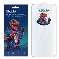 Защитное стекло для Apple iPhone 14 Pro Max ARMOREX SE 5D Hi-Alumin Antistatic Черный