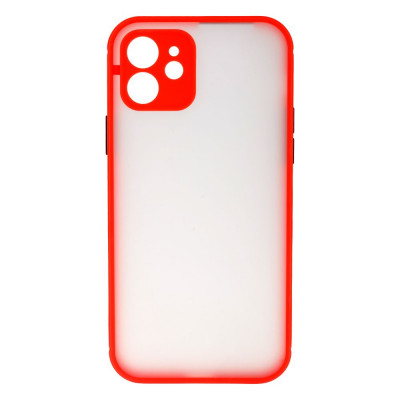 Чехол для iPhone 12 Totu Gingle Series with Frame Красный