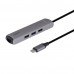 USB-хаб Baseus PD to 3USB / HDMI 4K / LAN CAHUB-J Серый