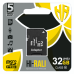 Карта памяти Hi-Rali MicroSDHC 32GB UHS-3 10 Class & Adapter Чёрный