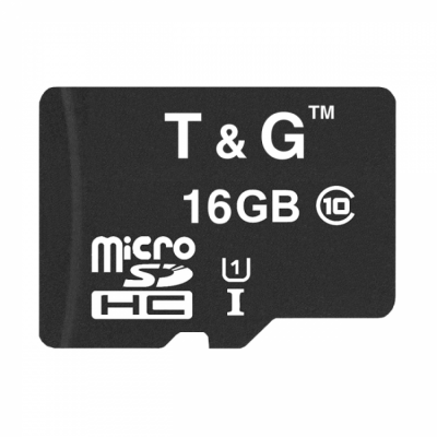 Карта памяти T&G MicroSDHC 16GB UHS-1 10 Class Чёрный