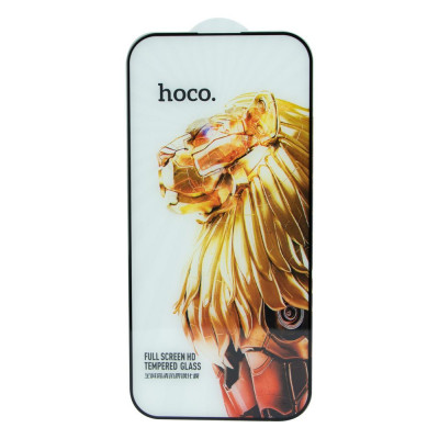 Защитное стекло 25шт. для iPhone 14 Pro Hoco G9 HD Чёрный