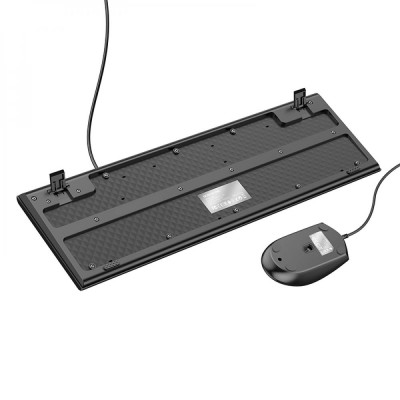 Комплект клавиатура и мышь Borofone BG6 черный