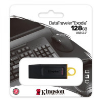 Флешка (флеш память USB) USB 3.2 Kingston DT Exodia 128 GB Черный