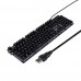 Комплект игровая клавиатура и мышь Fantech Major KX302s черный