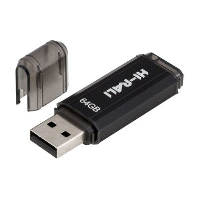 Флешка (флеш память USB) Hi-Rali Stark 64 GB Черный