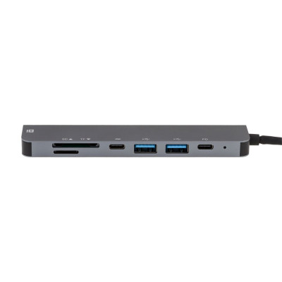 USB-хаб TTech 7in1 Type-C Серый