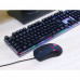 Комплект игровая клавиатура и мышь Fantech Major KX302s черный