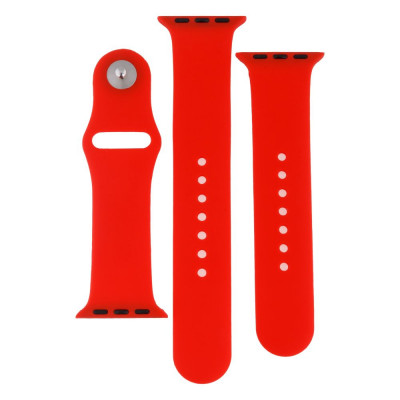 Ремешок для Apple Watch 38/40/41 mm TTech Band Silicone Two-Piece 14 Red