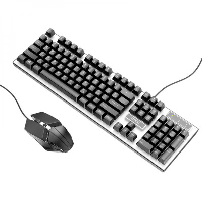 Комплект игровая клавиатура и мышь Hoco GM18 черный
