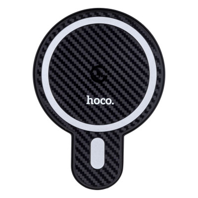 Автомобильный держатель магнитный Hoco CA85 Wireless Чёрный