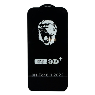 Защитное стекло для iPhone 14 Pro TTech Monkey Series Чёрный