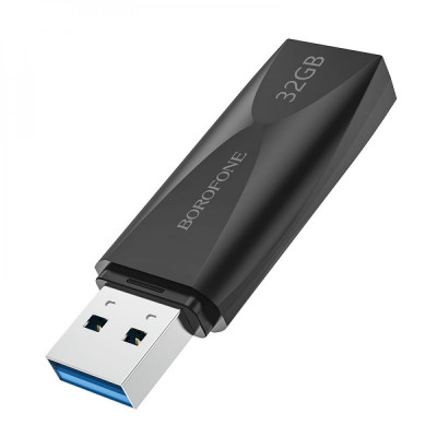Флешка (флеш память USB) Borofone BUD4 USB 3.0 32 GB Черный