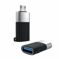 Переходник USB 2.0 - Micro XO NB149-G Черный