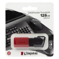 Флешка (флеш память USB) USB 3.2 Kingston DT Exodia M 128 GB Черный
