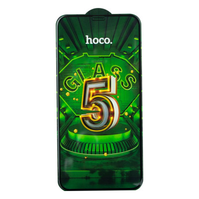 Защитное стекло 25 шт. для Apple iPhone XR/11 Hoco G12 5D Черный