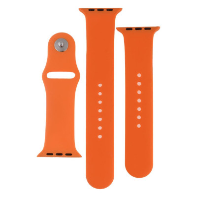 Ремешок для Apple Watch 42/44/45/49 mm TTech Band Silicone Two-Piece 02 Apricot
