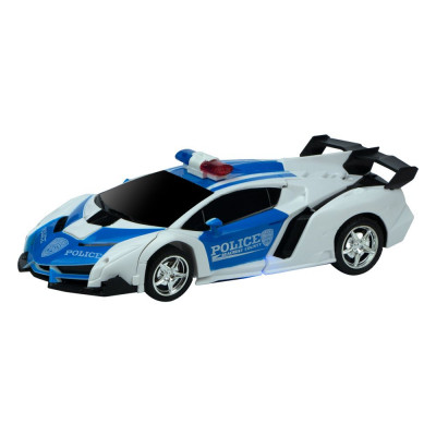 Трансформер Lamborghini Police Car 5A-703 в коробке 27.8*14.2*11.6 cm Цвет Синий