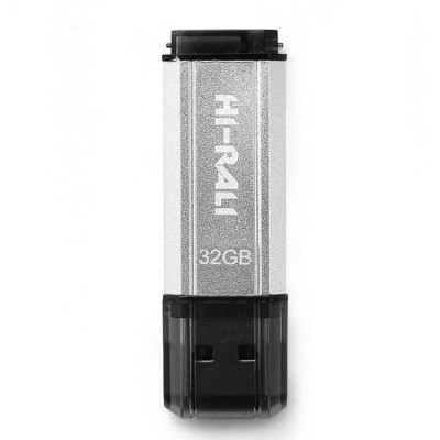 Флешка (флеш память USB) Hi-Rali Stark 32 GB Стальной