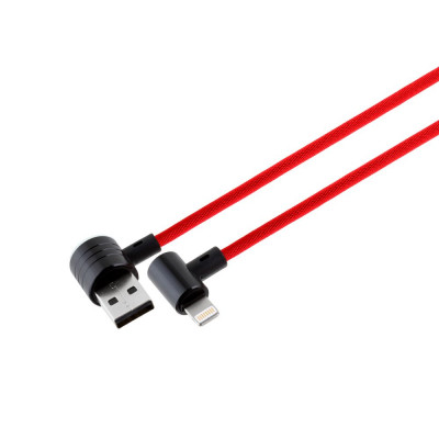 Кабель Lightning для iPhone Baseus CALTX-A01 Черно-Красный
